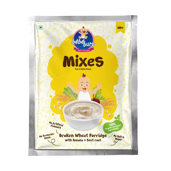 Bebe Burp Organic Baby Food Instant Mix Porridge Sample Pack Pack